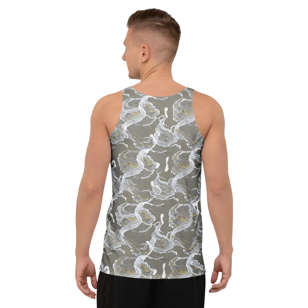 Gilded Koi on Men's Tank Top — Back