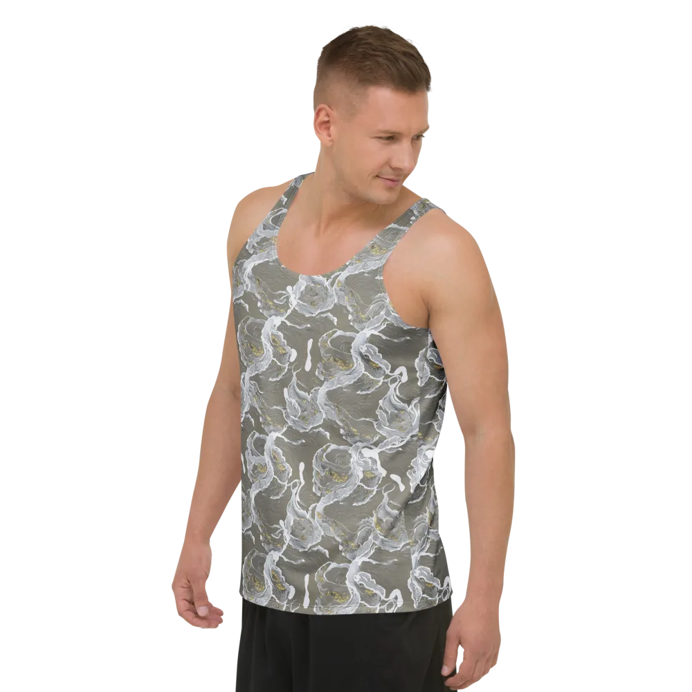 Gilded Koi on Men's Tank Top — Left Front