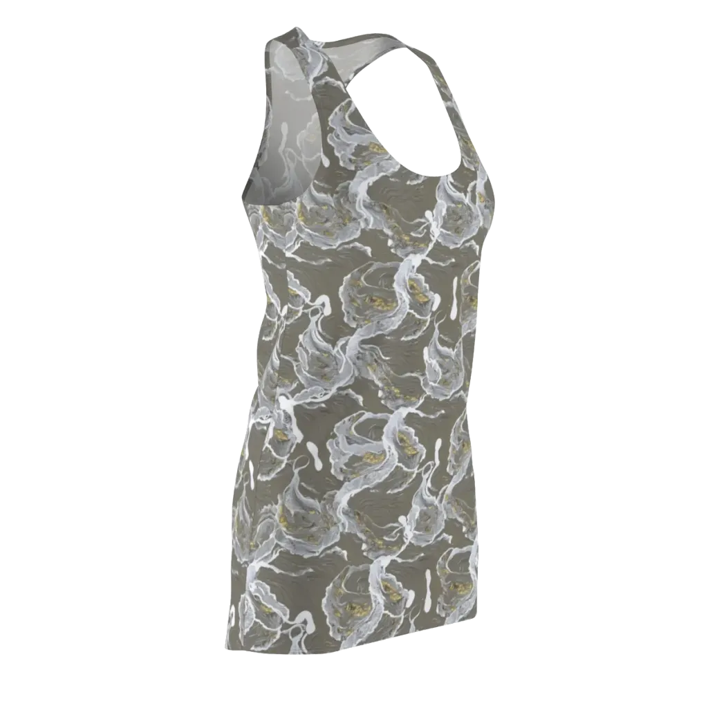 Gilded Koi on Racerback Dress — Front Side