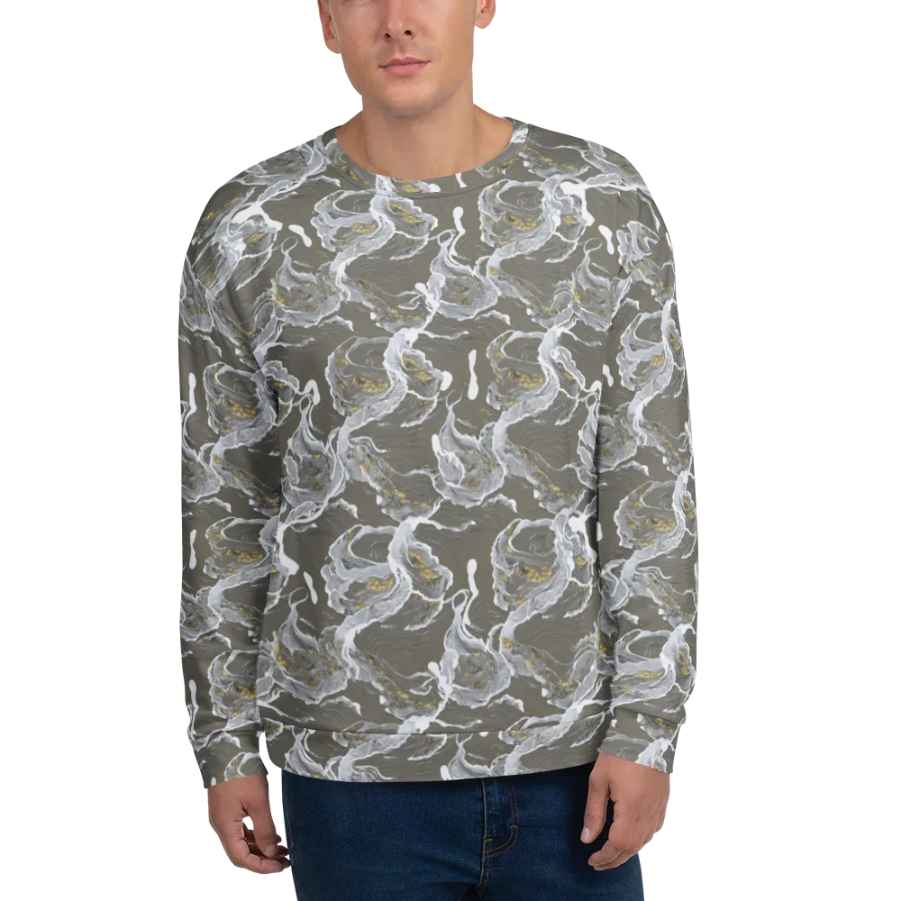 Gilded Koi on Sweatshirt — Front