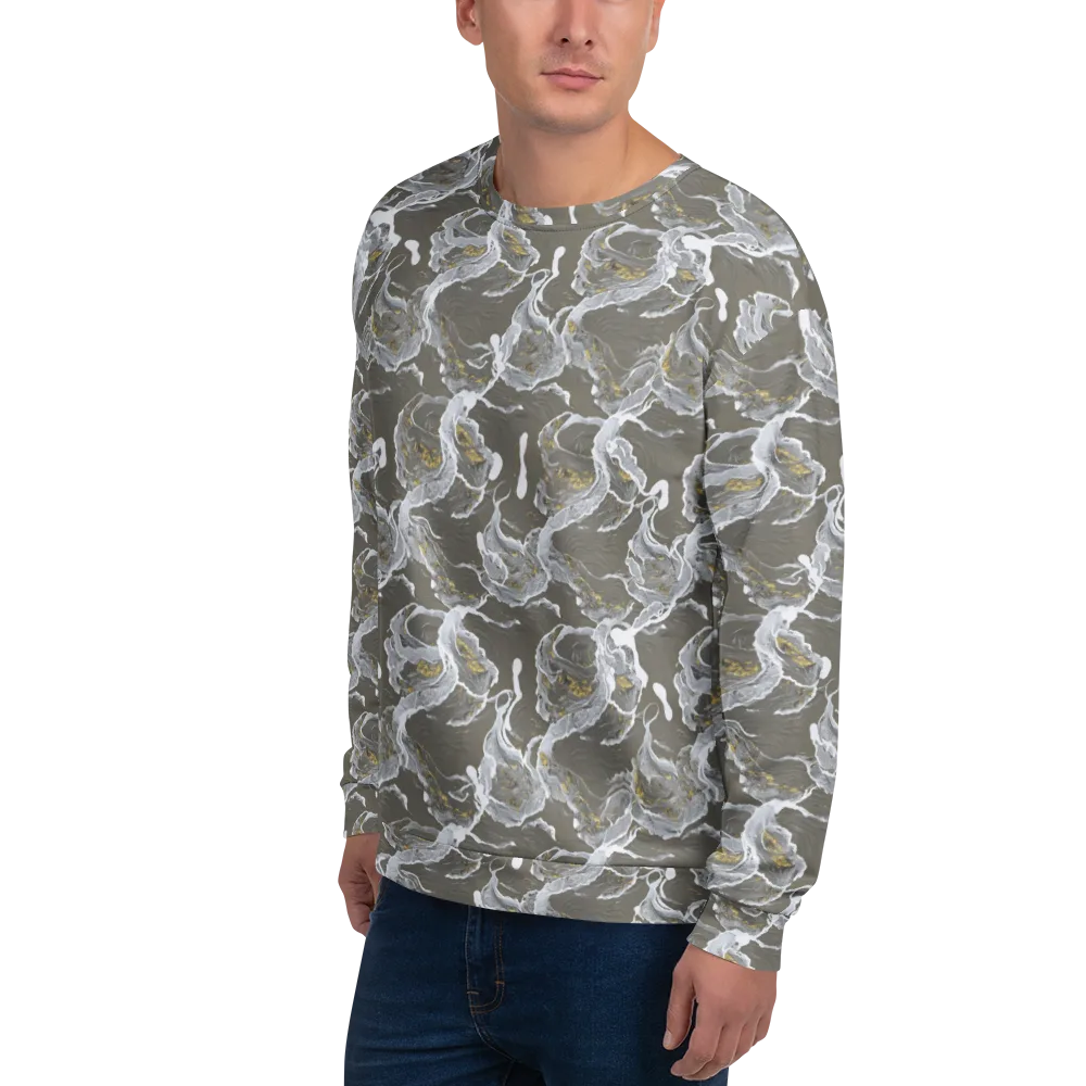 Gilded Koi on Sweatshirt — Left Front
