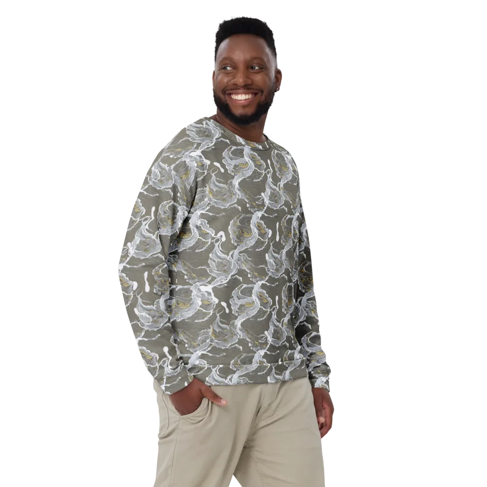 Gilded Koi on Sweatshirt — Front