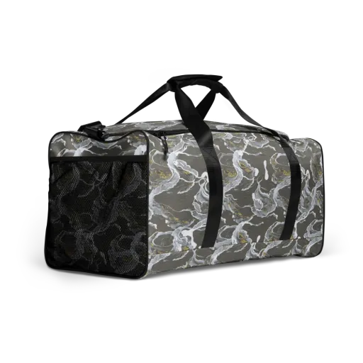Gilded Koi on a Duffle Bag