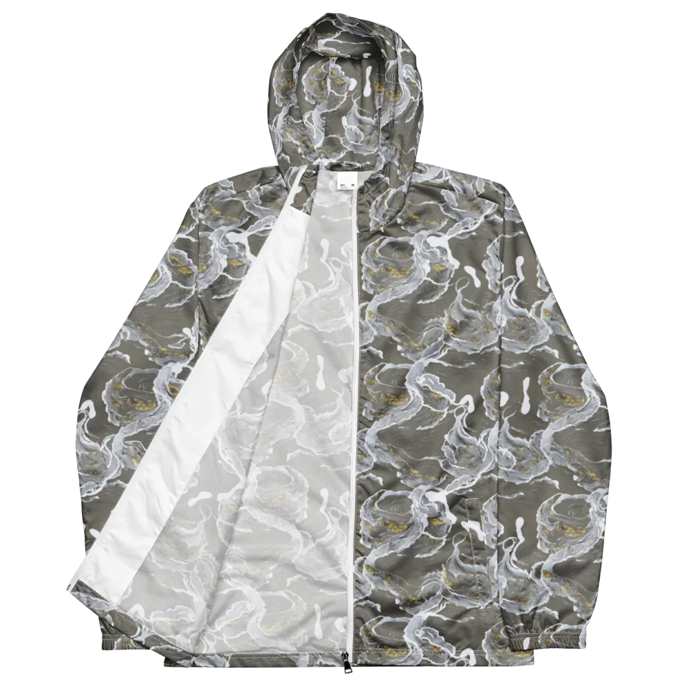 Gilded Koi on Men's Windbreaker — Front