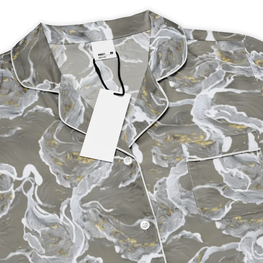 Gilded Koi on Women's Short Sleeve Pajama Top — Product details