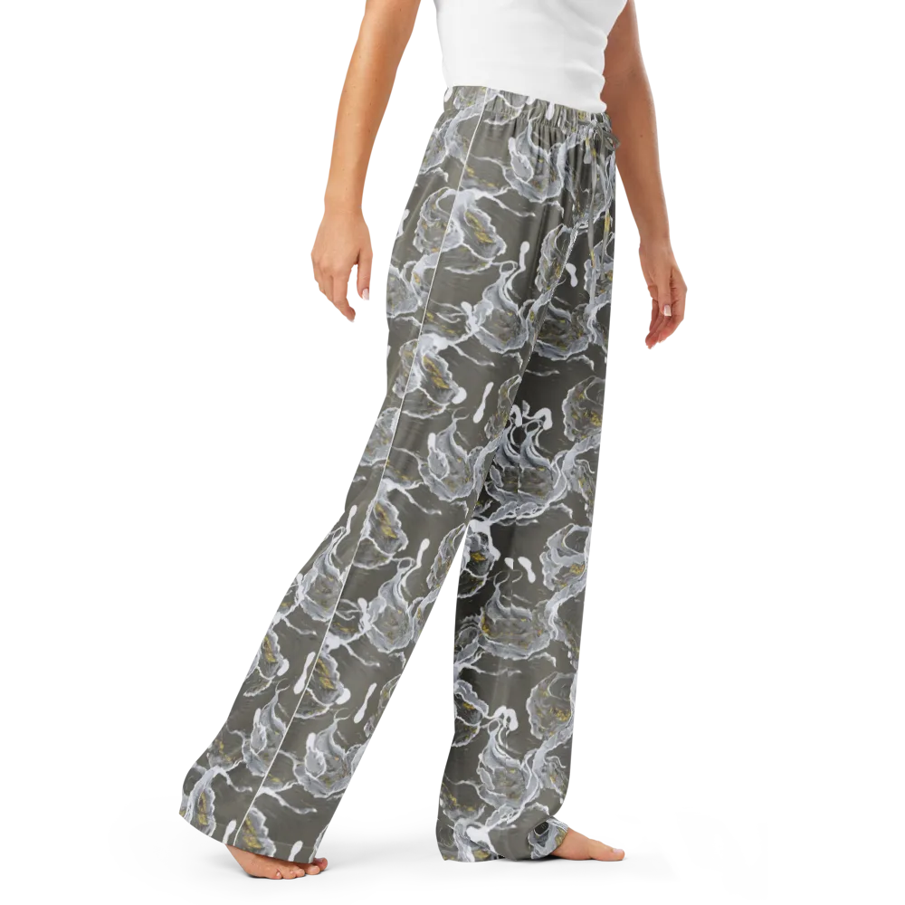 Gilded Koi on Women's Pajama Pants — Right Front