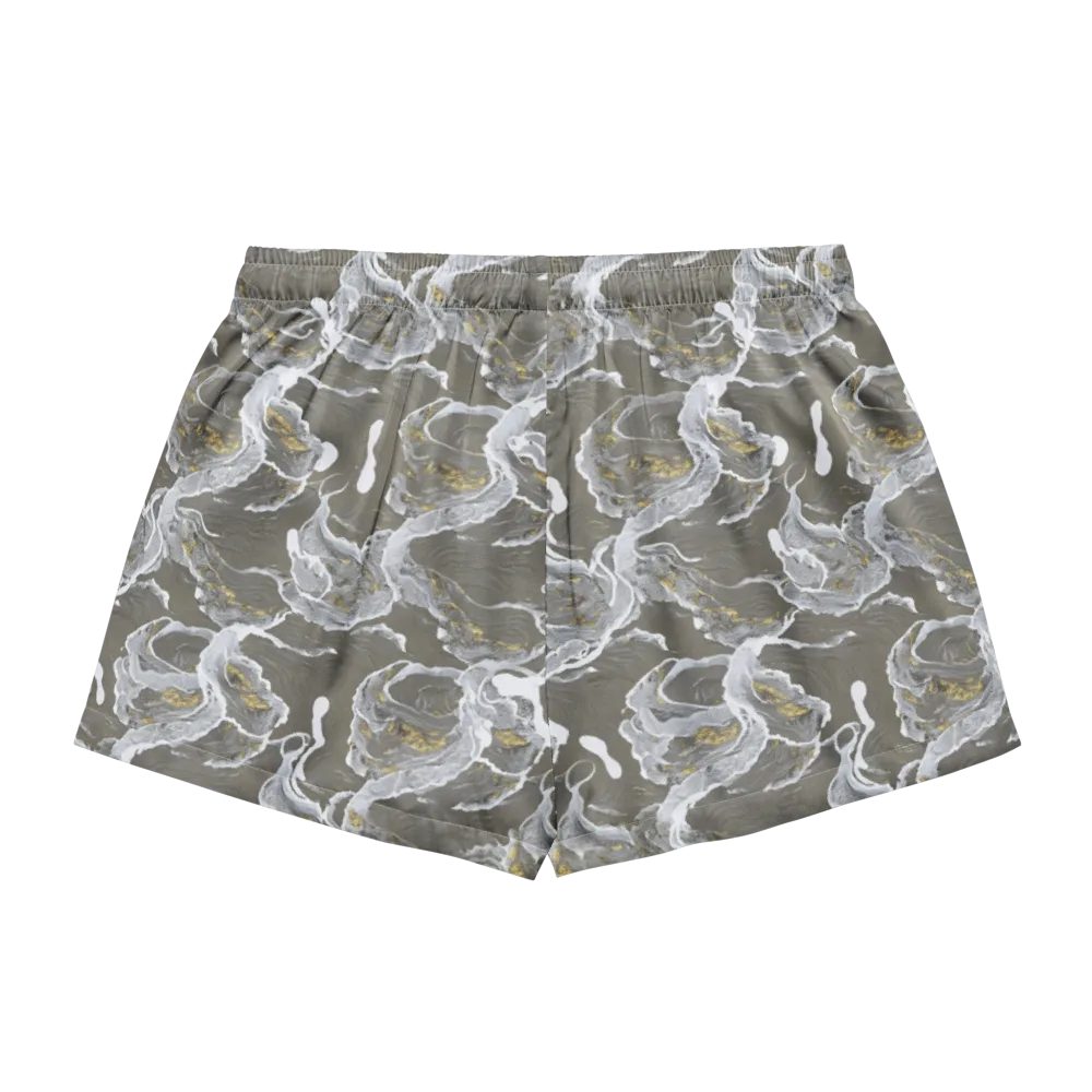Gilded Koi on Women's Pajama Shorts — Back