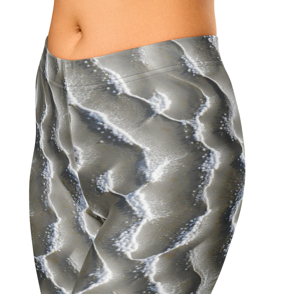 Moonlit Shoals on Capri Leggings — Zoomed-in