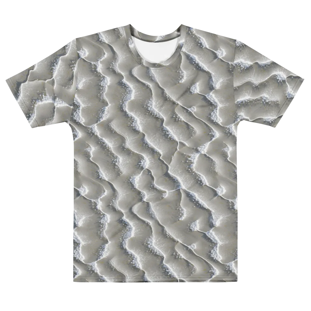 Moonlit Shoals on Men's Cotton Crew Neck T-Shirt — Front