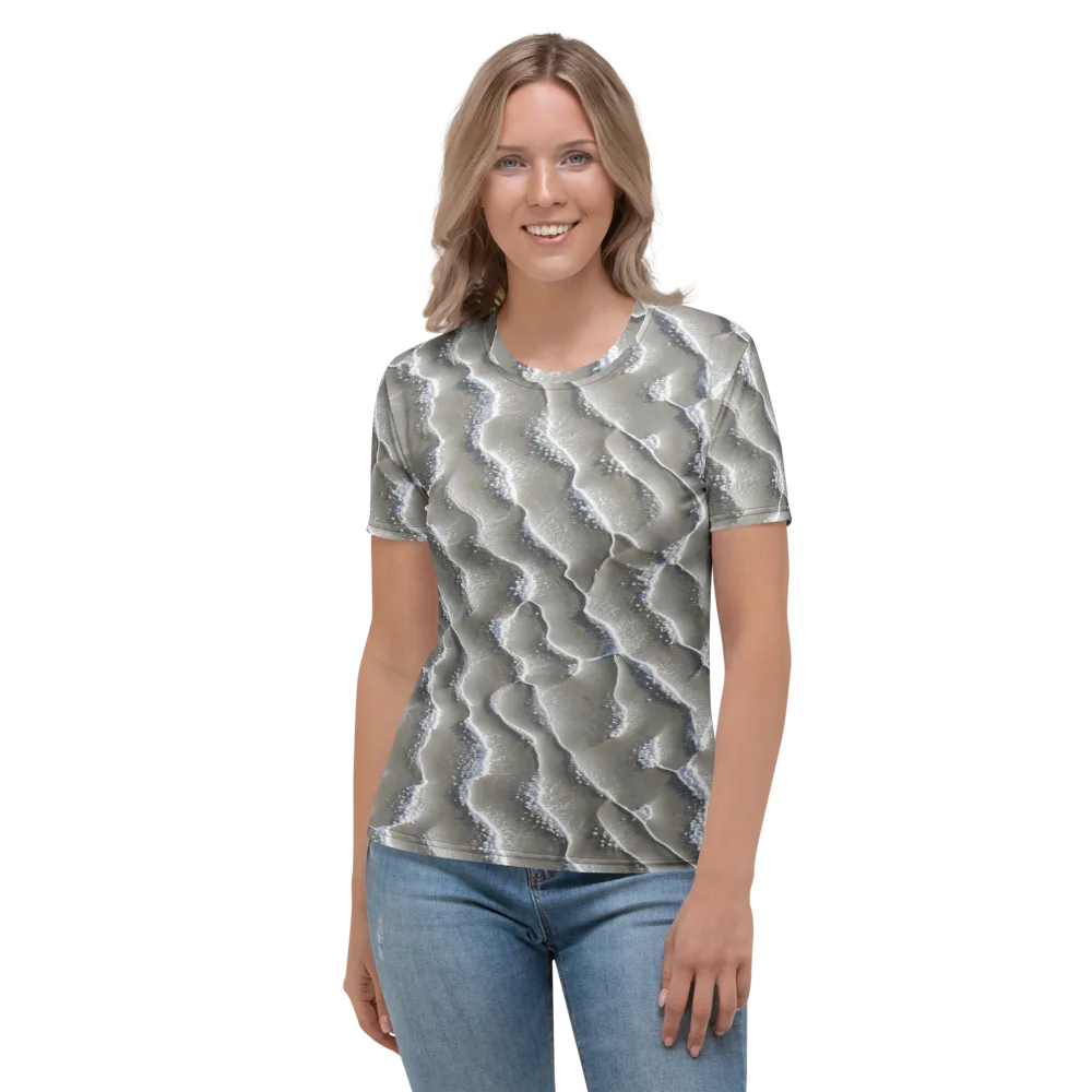 Moonlit Shoals on Women's Crew Neck T-Shirt — Front