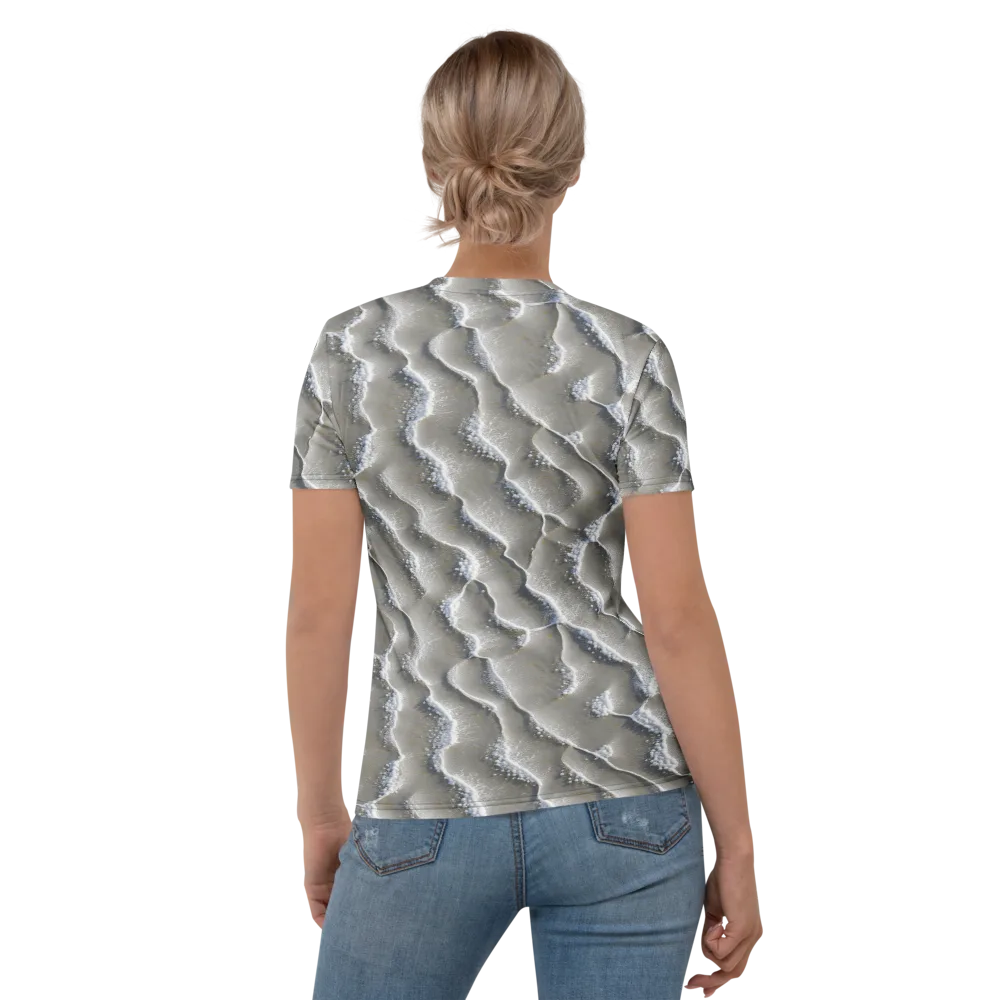Moonlit Shoals on Women's Crew Neck T-Shirt — Back