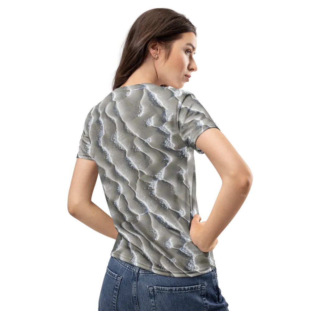 Moonlit Shoals on Women's Crew Neck T-Shirt — Back