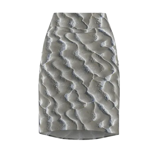 Moonlit Shoals on a Pencil Skirt