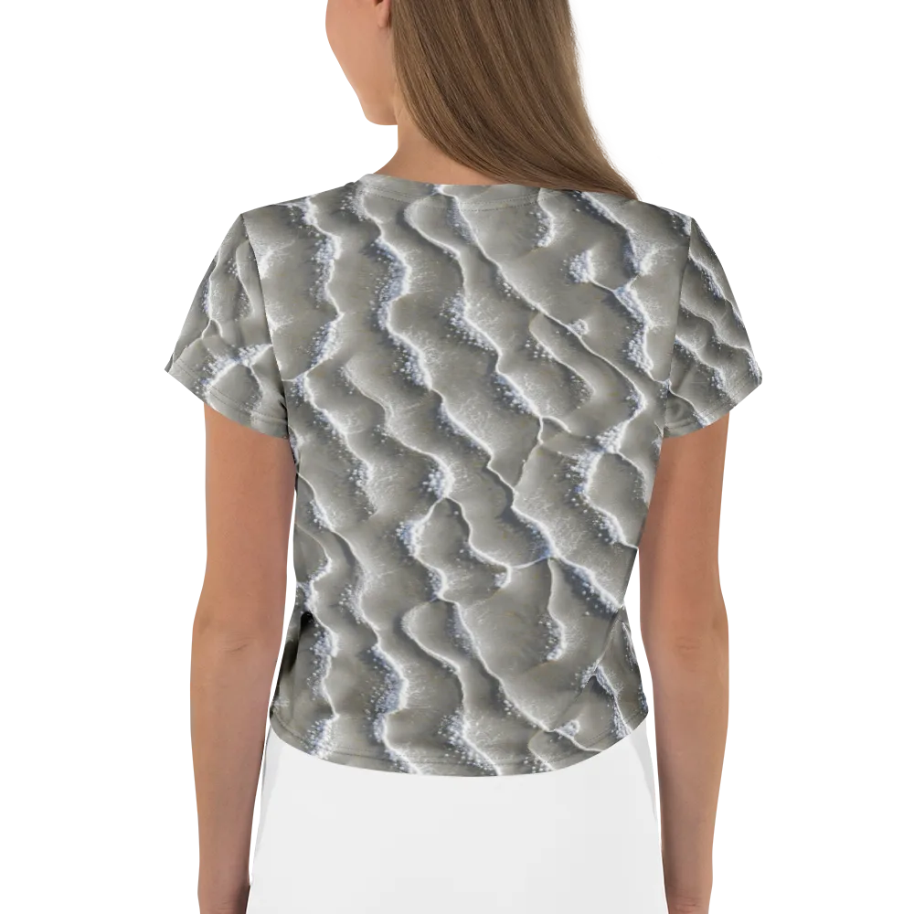 Moonlit Shoals on Crop Tee — Back