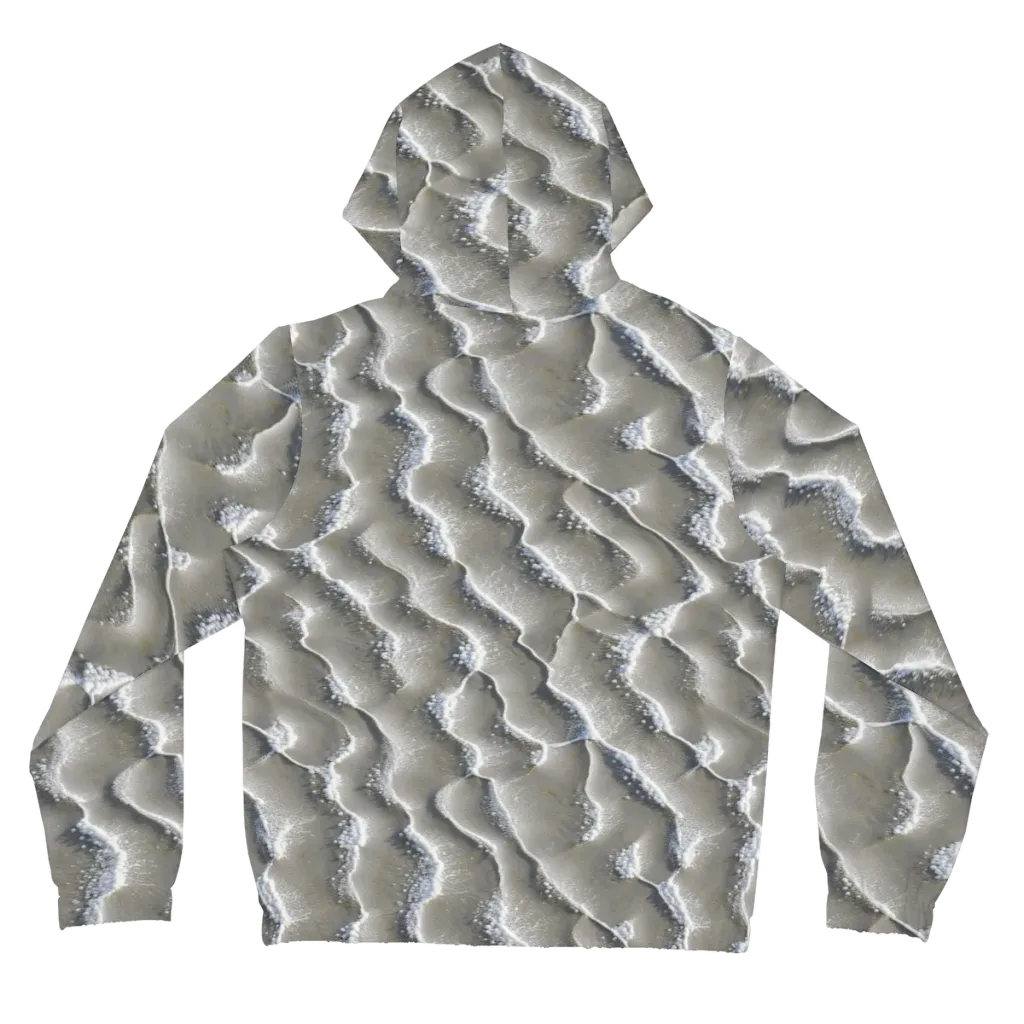 Moonlit Shoals on Women's Full-Zip Hoodie — Back