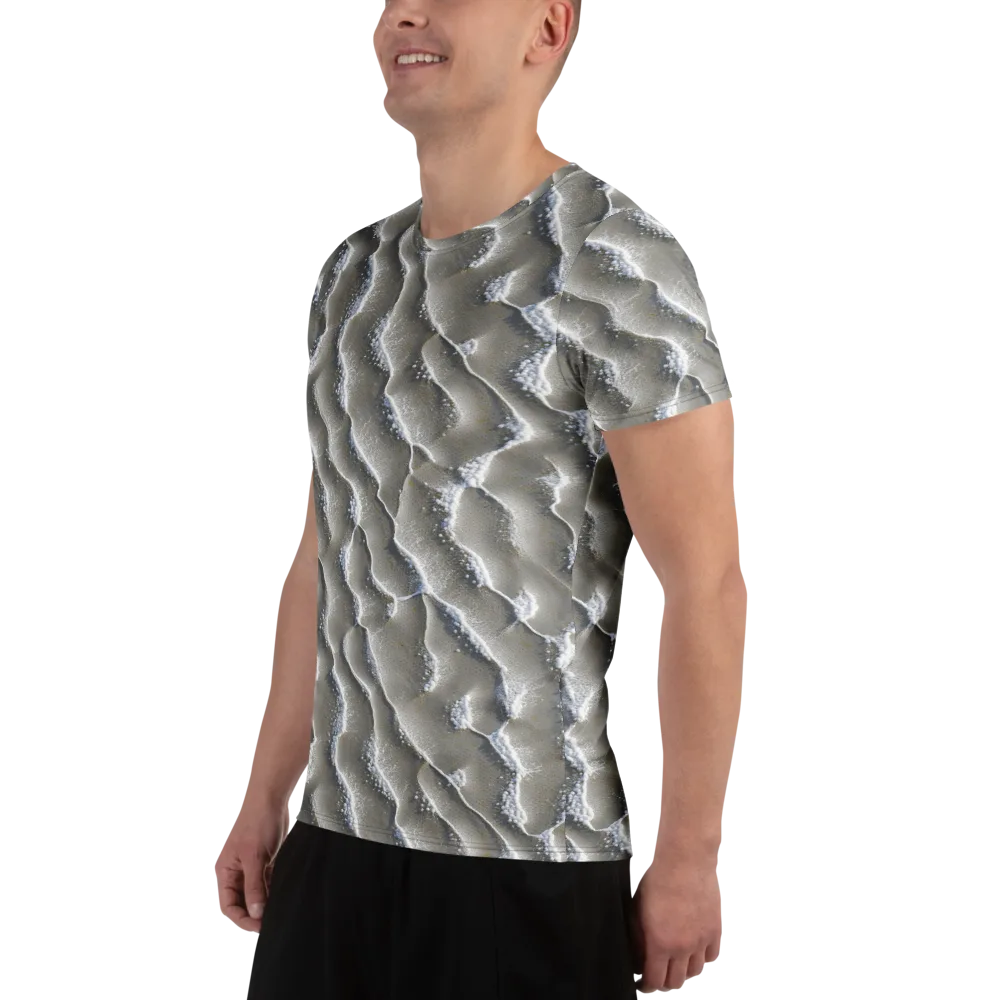 Moonlit Shoals on Men's Athletic T-Shirt — Left