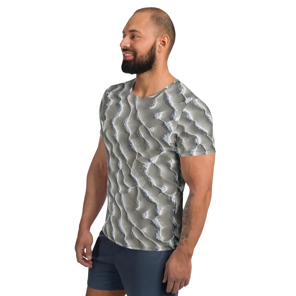 Moonlit Shoals on Men's Athletic T-Shirt — Left