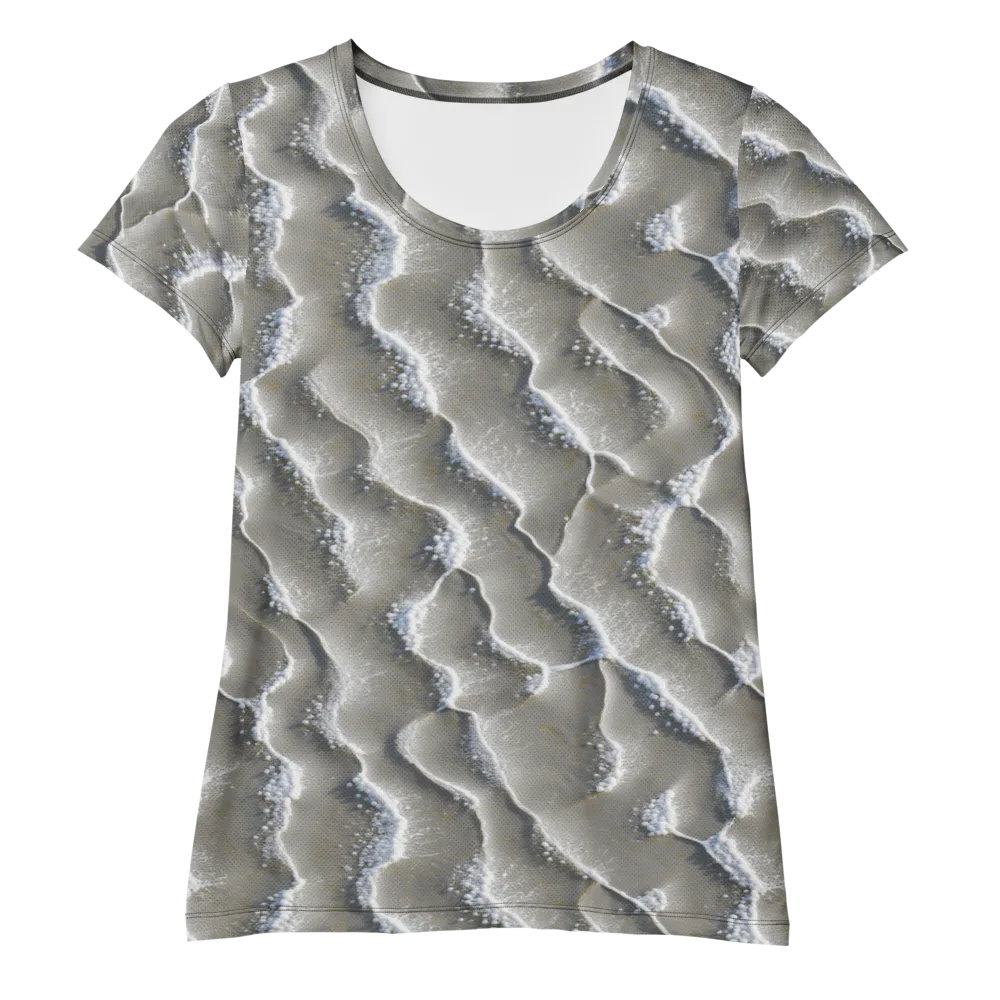 Moonlit Shoals on Women's Athletic T-Shirt — Front