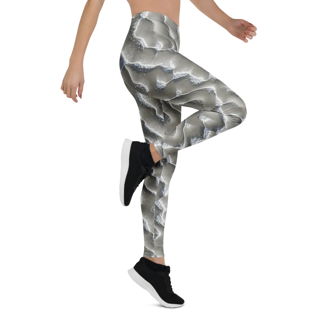 Moonlit Shoals on Leggings — Right