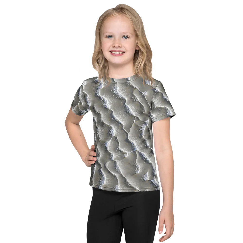 Moonlit Shoals on Kids Crew Neck T-Shirt — Front