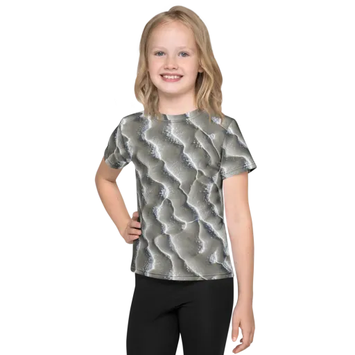 Moonlit Shoals on a Kids Crew Neck T-Shirt