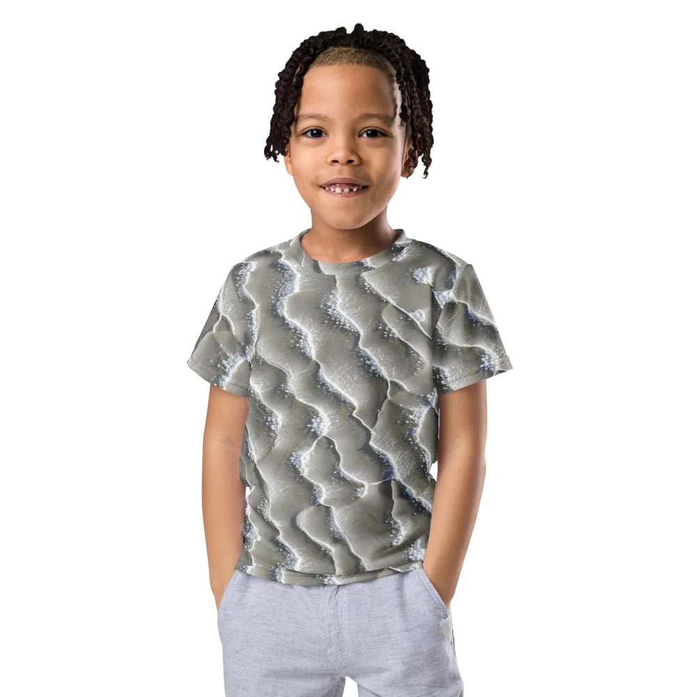 Moonlit Shoals on Kids Crew Neck T-Shirt — Front