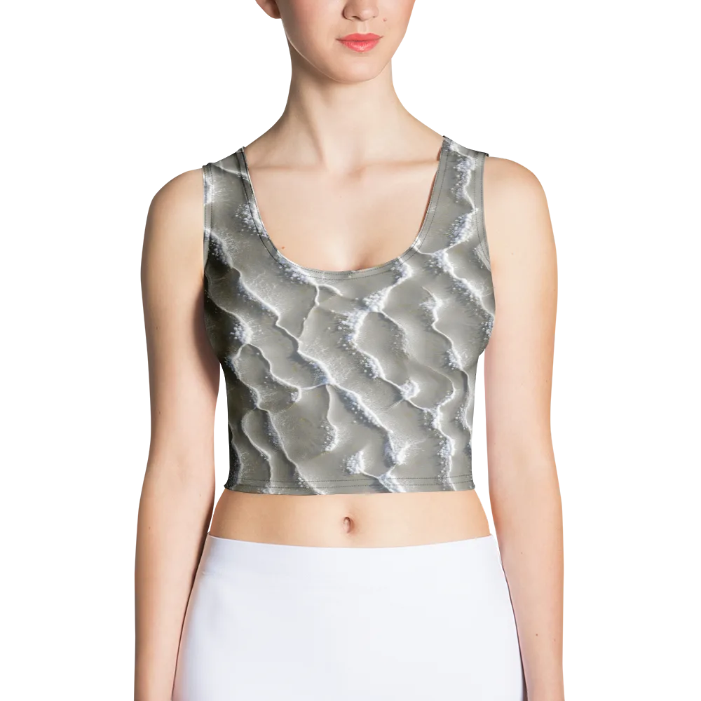 Moonlit Shoals on Crop Top — Front