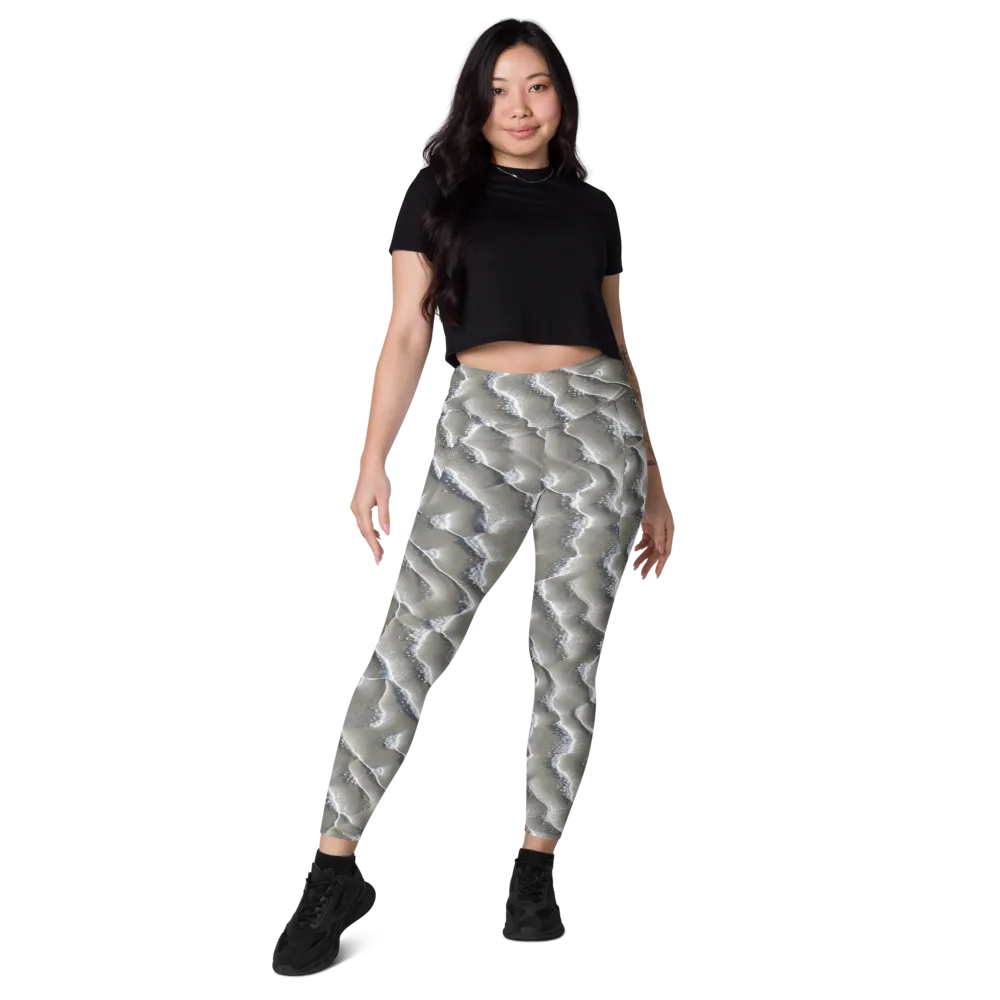 Moonlit Shoals on Leggings with Pockets — Front