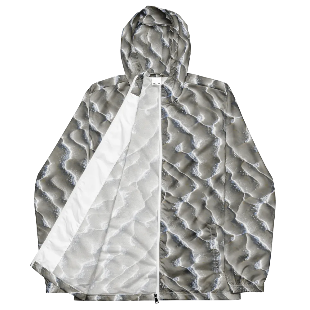 Moonlit Shoals on Men's Windbreaker — Front