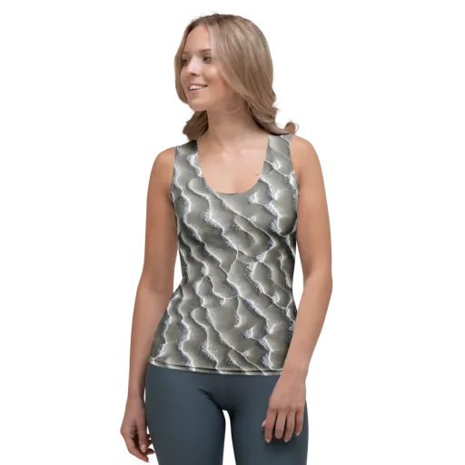 Moonlit Shoals on a Women's Tank Top