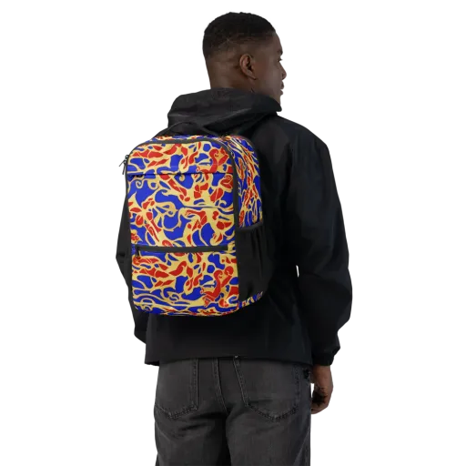 Royal Flame on a Utility Backpack