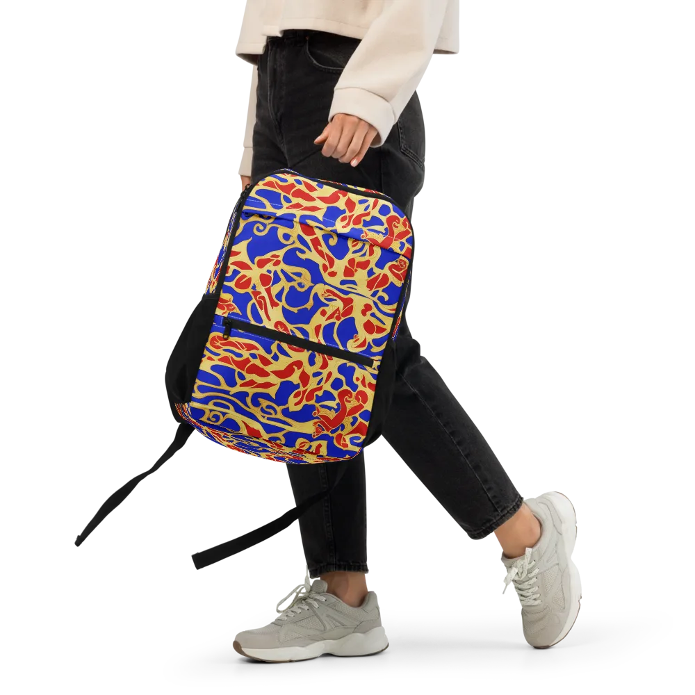 Royal Flame on Utility Backpack — Front