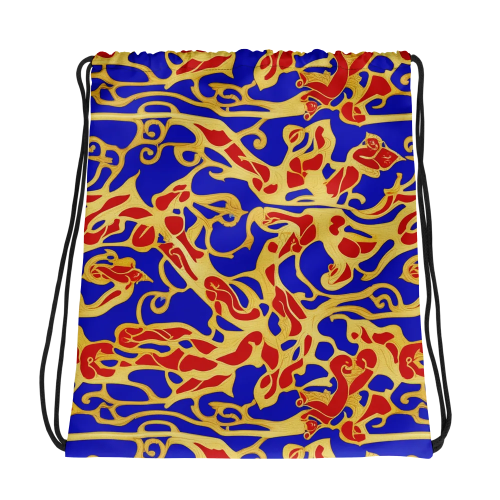 Royal Flame on Drawstring Bag — Photo