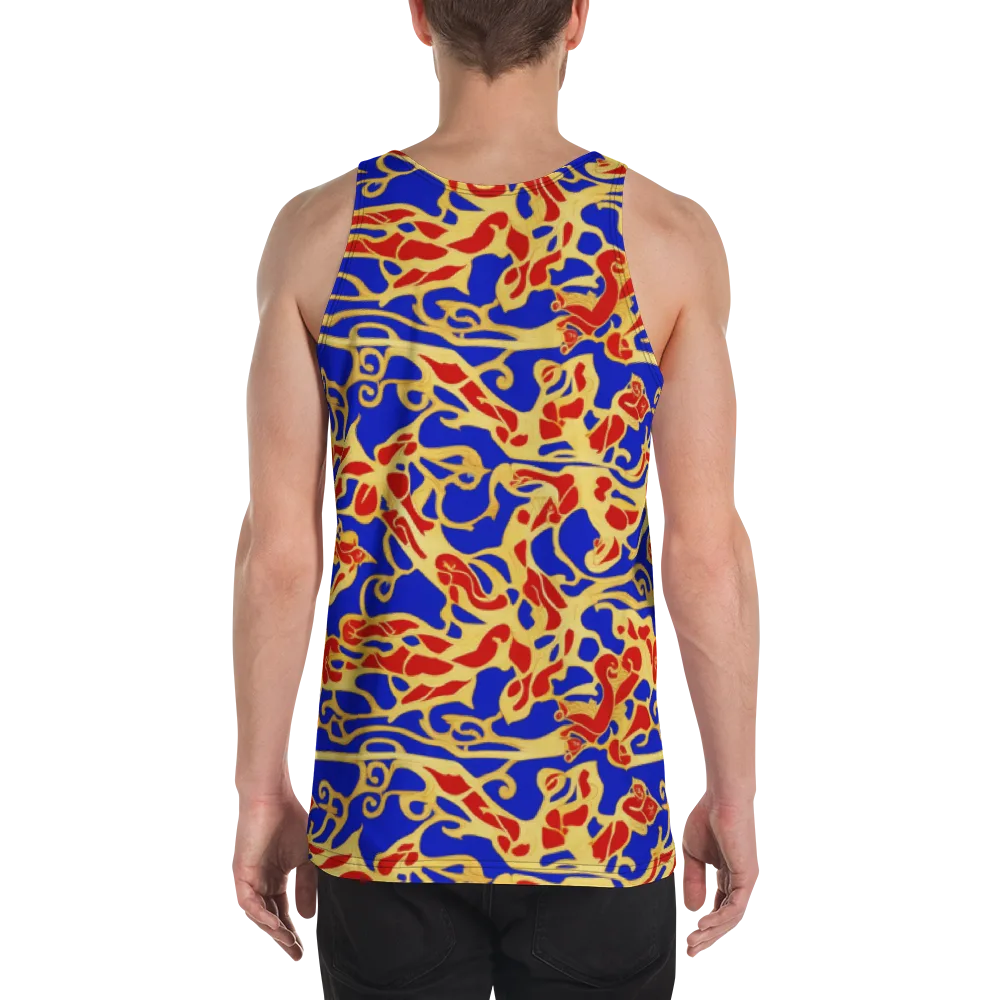 Royal Flame on Men's Tank Top — Back