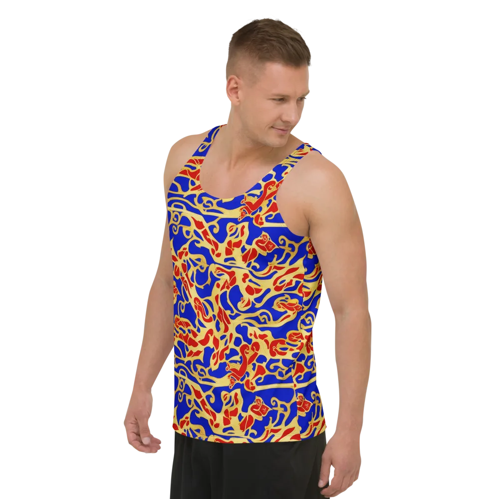Royal Flame on Men's Tank Top — Left Front