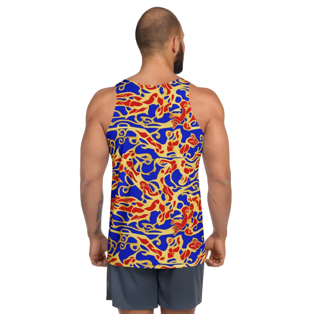 Royal Flame on Men's Tank Top — Back
