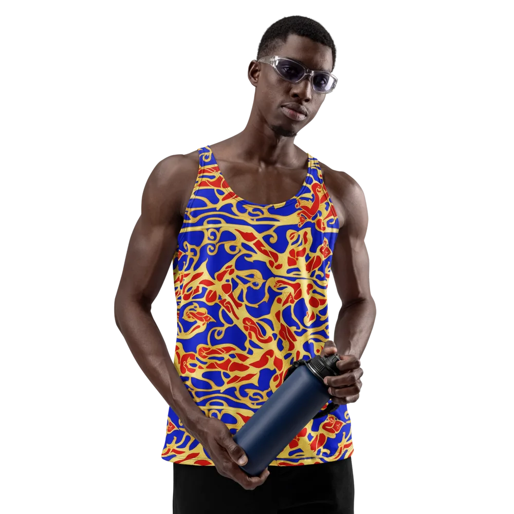 Royal Flame on Men's Tank Top — Front