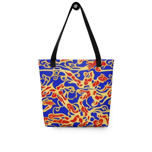 Royal Flame on a Tote Bag