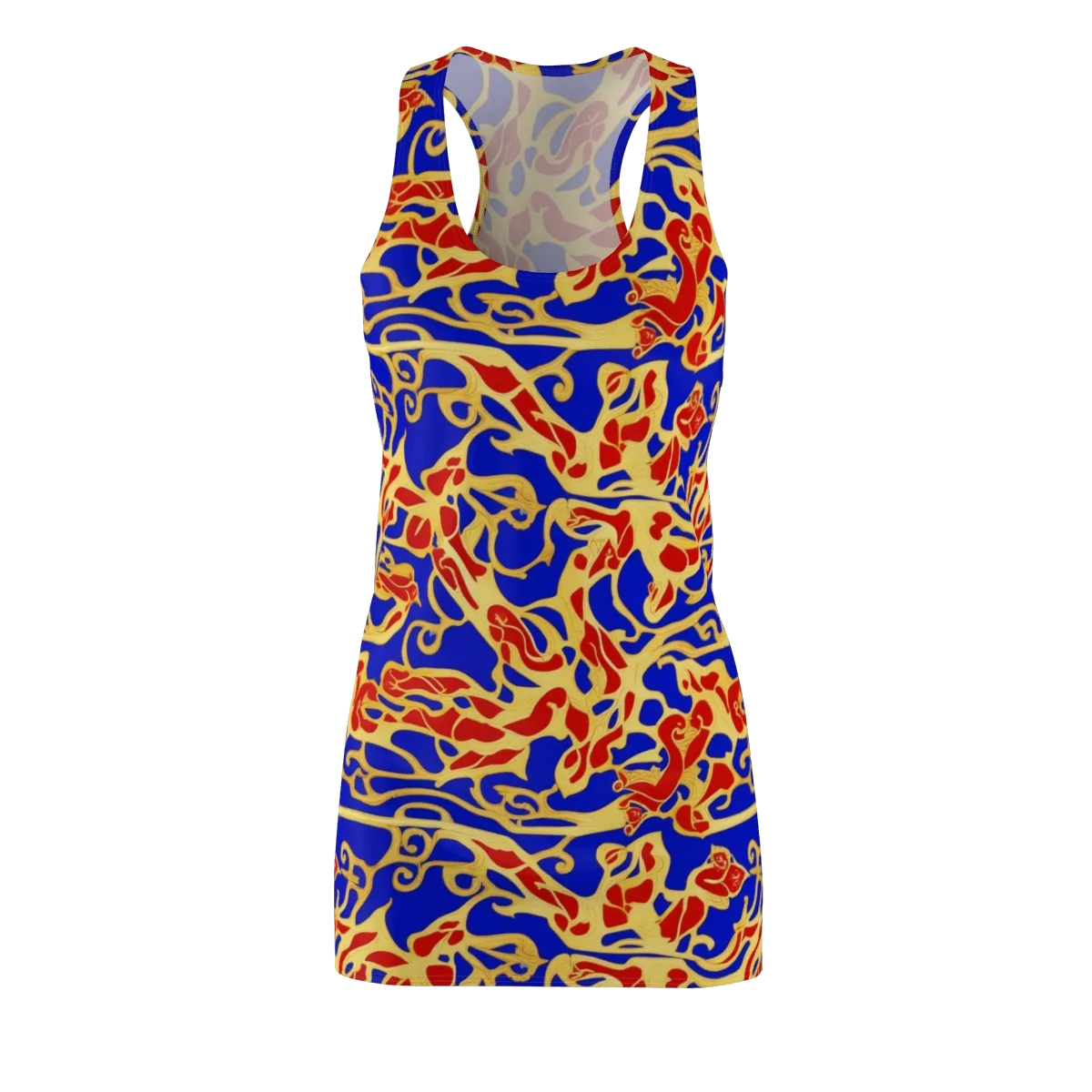 Royal Flame on Racerback Dress — Front