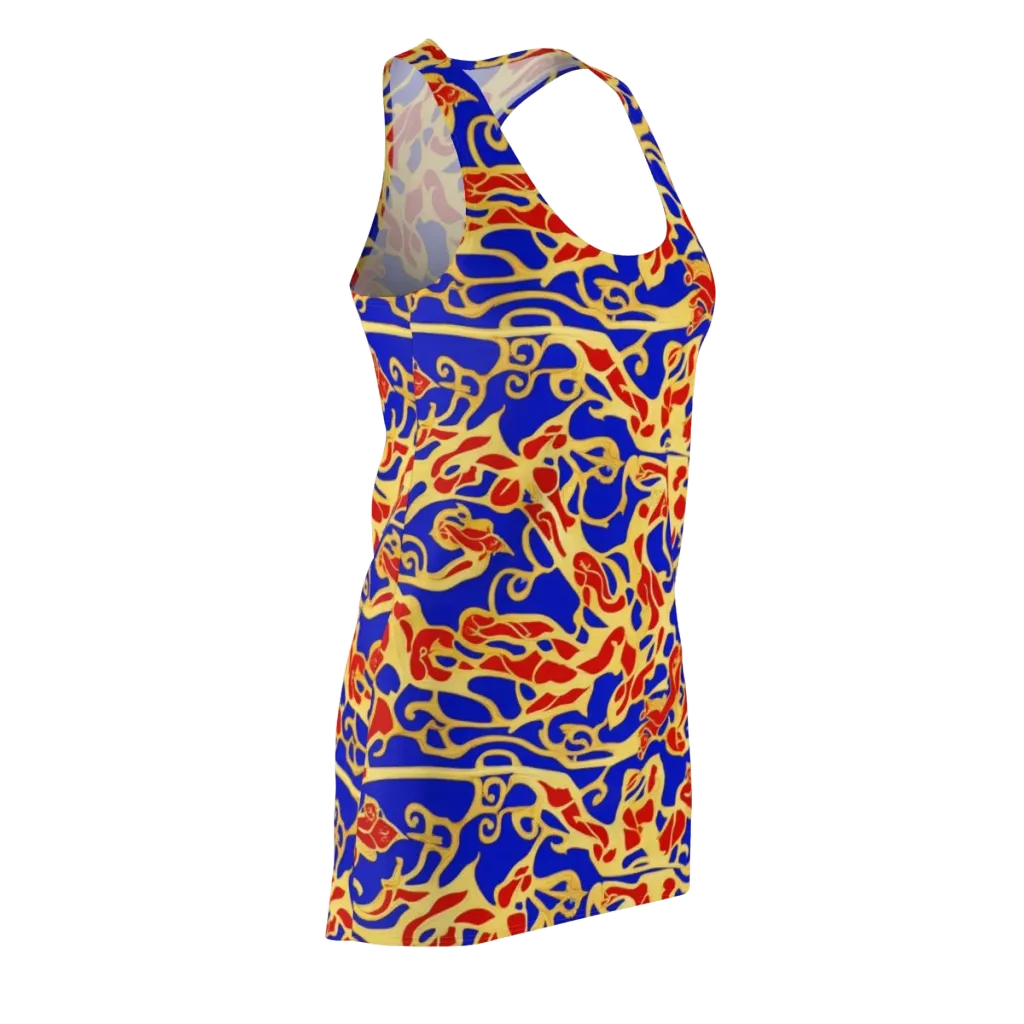 Royal Flame on Racerback Dress — Front Side