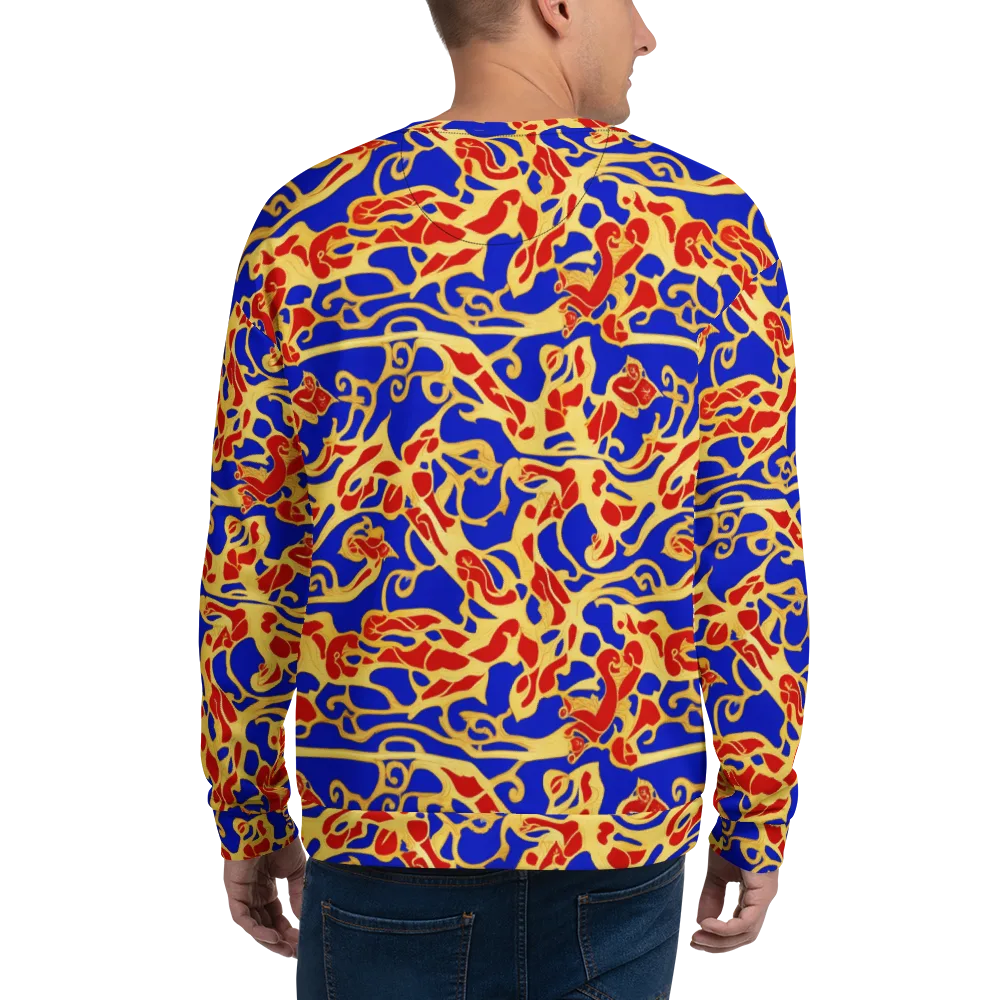 Royal Flame on Sweatshirt — Back