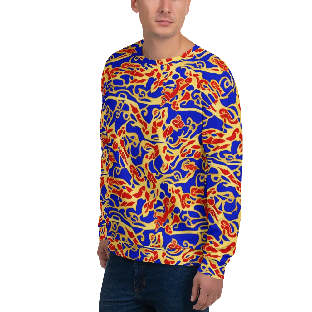 Royal Flame on Sweatshirt — Left Front