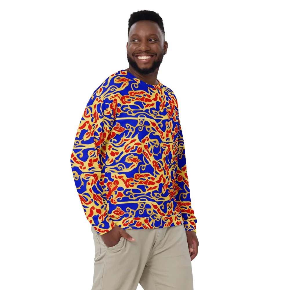Royal Flame on Sweatshirt — Front