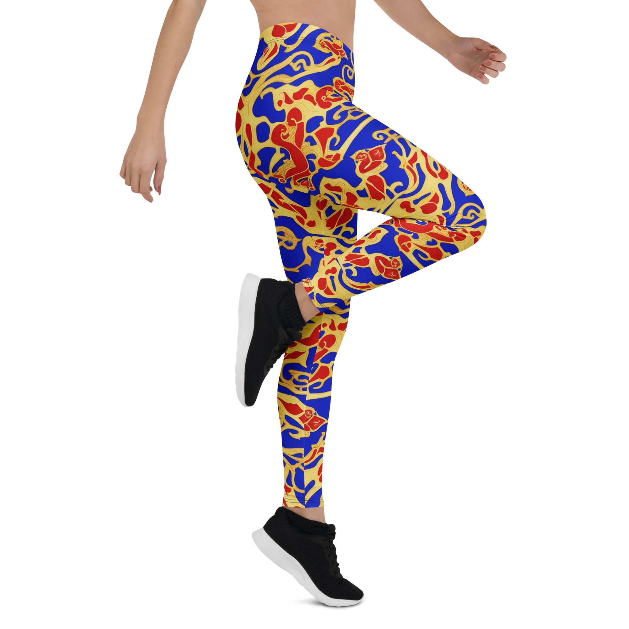 Royal Flame on Leggings — Right