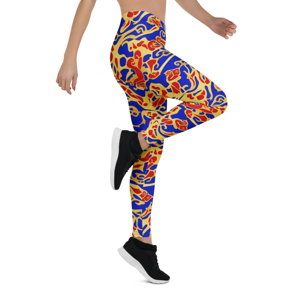 Royal Flame on Leggings — Right