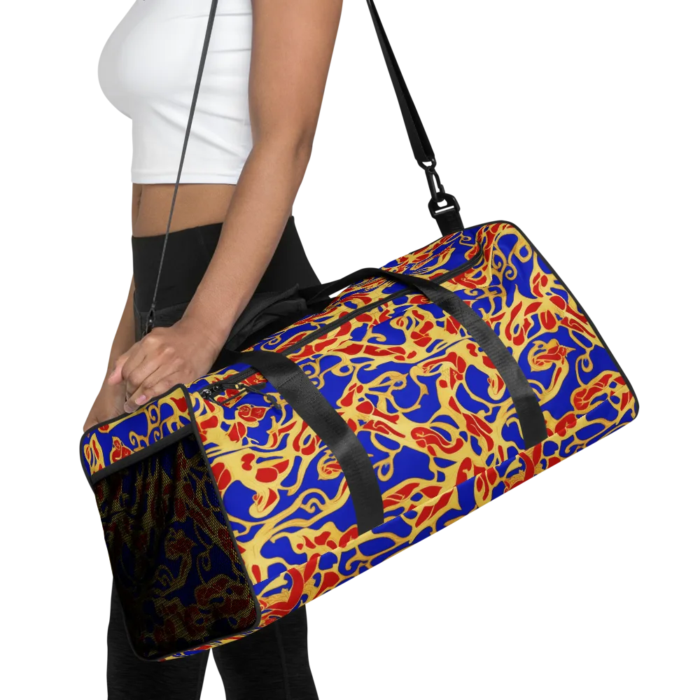 Royal Flame on Duffle Bag — Front