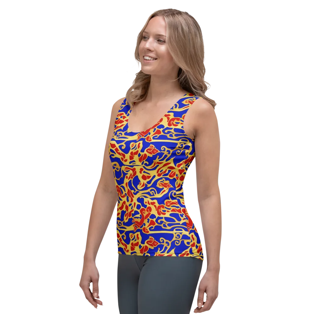 Royal Flame on Women's Tank Top — Left Front