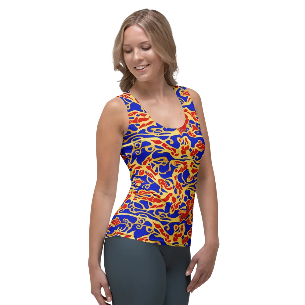 Royal Flame on Women's Tank Top — Right Front