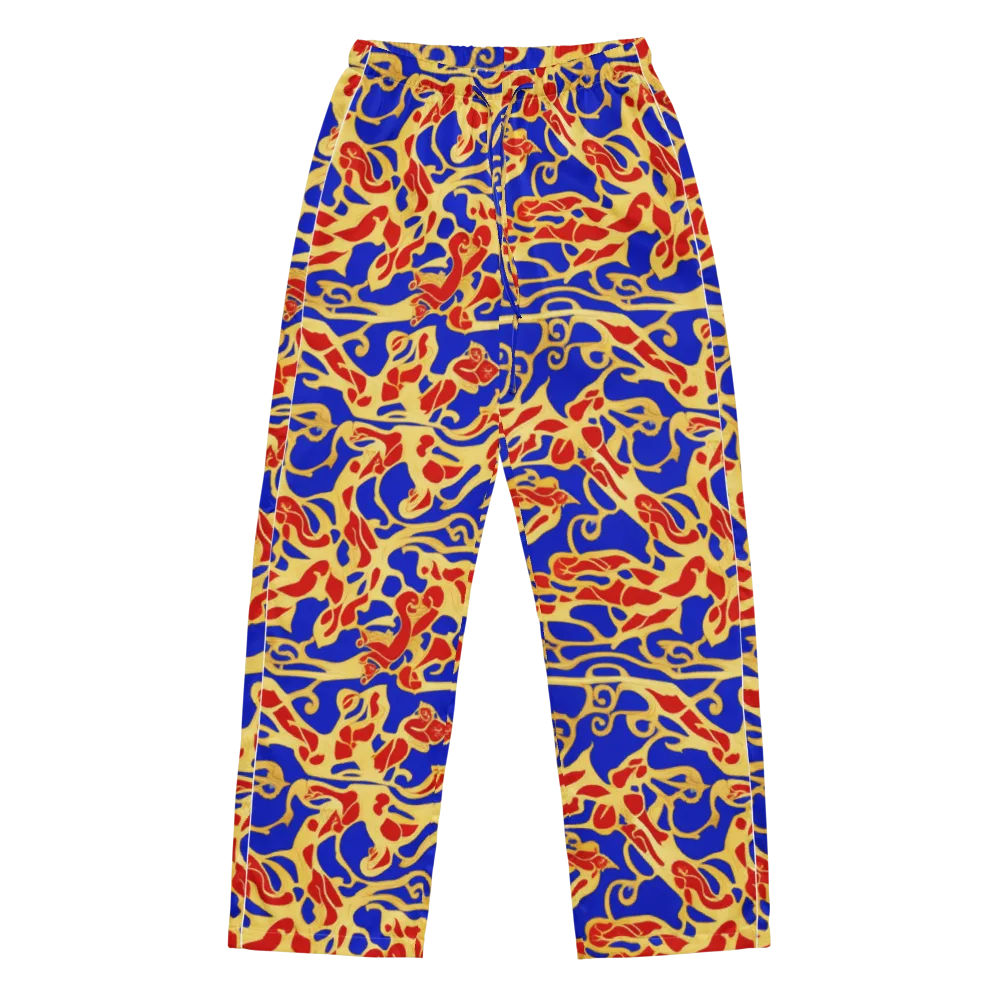 Royal Flame on Women's Pajama Pants — Front