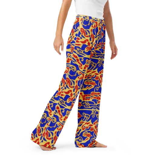 Royal Flame on a Women's Pajama Pants